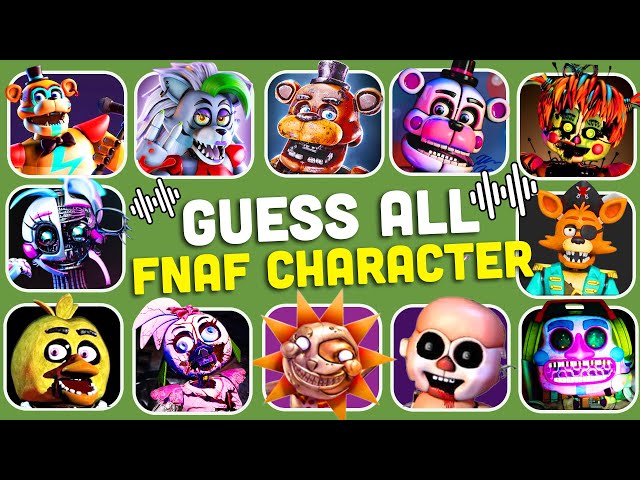 Guess The Fnaf Character By Voice | Five Nights At Freddy's Song | Fnaf Quiz | Fnaf Song