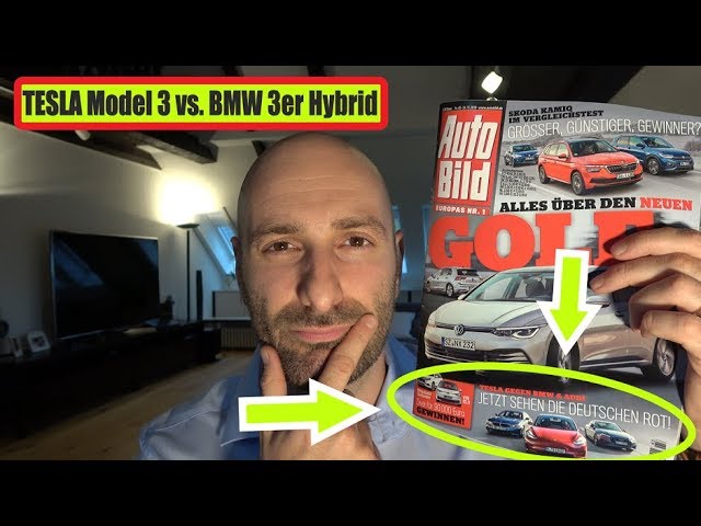 Auto Bild vergleicht: BMW Hybrid vs. TESLA - Fair oder abgekartet?
