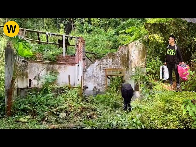 150 days renovating and rebuilding the rotten house in the forest