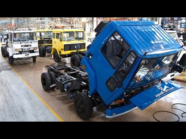 Indian Trucks factory - Ashok Leyland automotive production