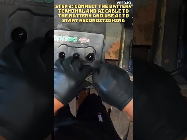 How to Properly Recover and Recondition a Sulfated Battery #shorts #reconditioning #automobile