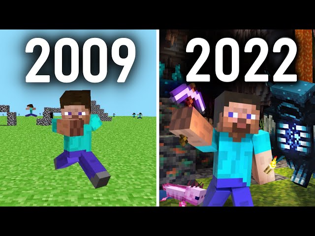 Evolution of Minecraft 2009-2022 (The Wild Update)