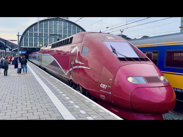 EUROSTAR First Class | Amsterdam to Paris at 300 km/h (Europe's fastest train!)