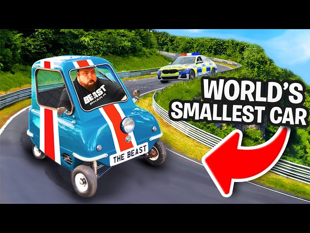 World's Strongest Man Vs World's SMALLEST CAR!!! - Eddie Hall