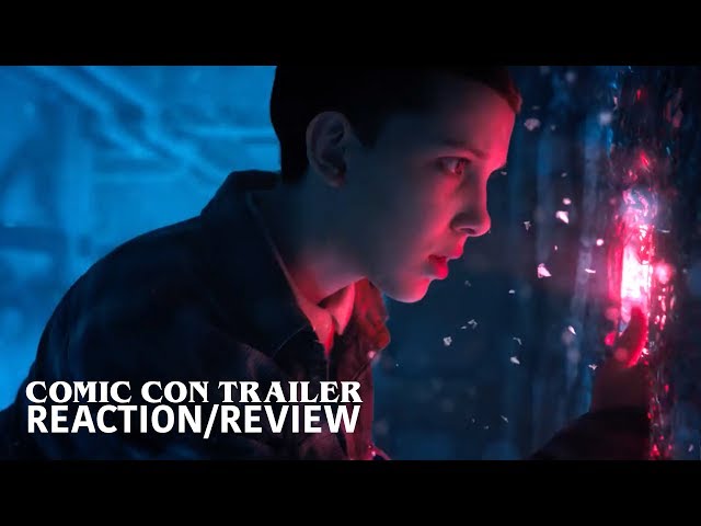 STRANGER THINGS Season 2 Comic Con Trailer REACTION/REVIEW