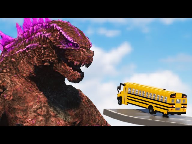 Cars vs Evolved Godzilla | Teardown