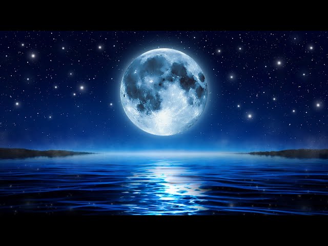 White Noise for Sleep Under the Moonlight  | 10 Hour Sleep Sounds