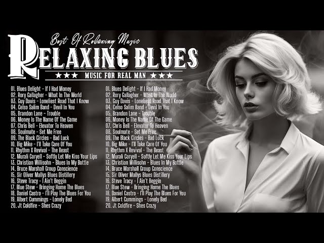Whiskey Blues Music 🥃 Best Blues Songs Of All Time 🎷 Relaxing Jazz Blues Guitar