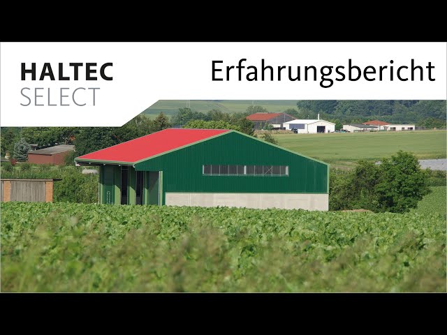 Landwirtschaftliche HALTEC SELECT-Schüttguthalle