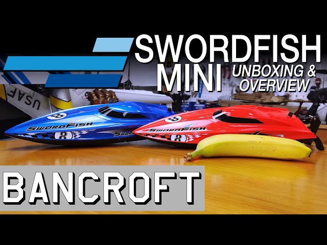 Unboxing the Bancroft Swordfish Mini RTR Racing Boat - Motion RC