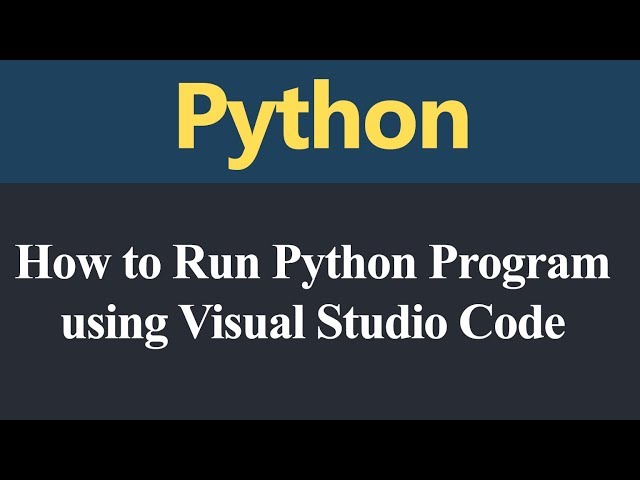 How to Run Python Program using Visual Studio Code (Hindi)