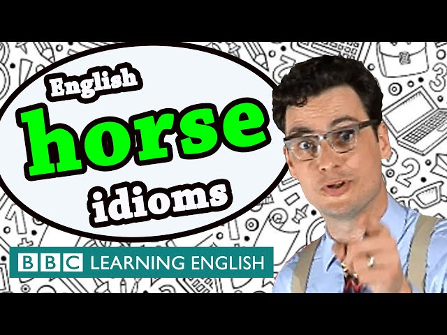 Horse idioms - Learn English idioms with The Teacher