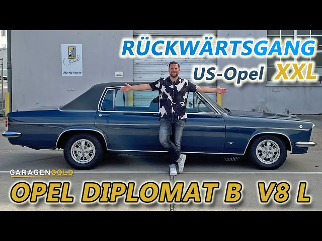 Opel Diplomat B V8 Lang - Der US-Opel XXL mit Luxus, Technik & Tricks | Rückwärtsgang | Garagengold