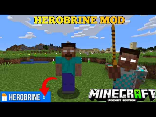 Herobrine Addon In Minecraft 1.20.50 | Herobrine Mod for Mcpe 1.20