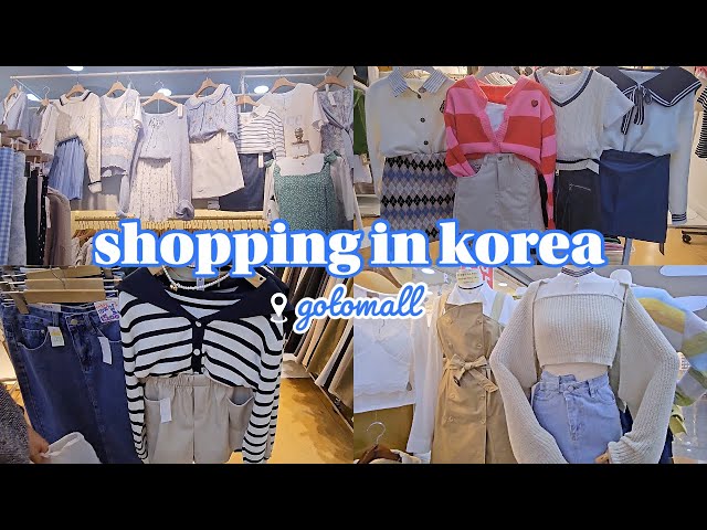 shopping in korea vlog 🇰🇷 autumn fashion haul 🍂 new at Gotomall underground shopping center