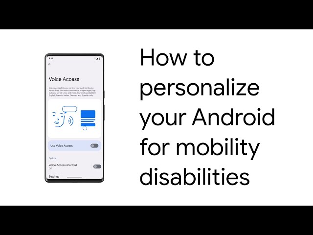 How to personalize your phone for mobility disabilities