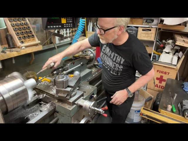 Adam Savage in Real Time: Coring a New Lightsaber Pommel