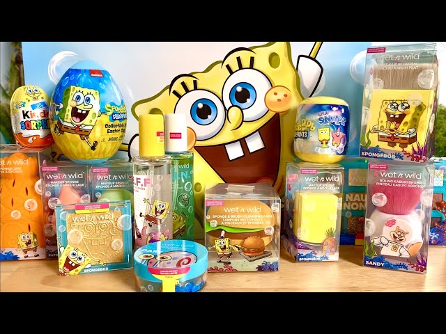 SpongeBob SquarePants Unboxing | Wet n Wild Spongebob Makeup Toys Collection ASMR 2023