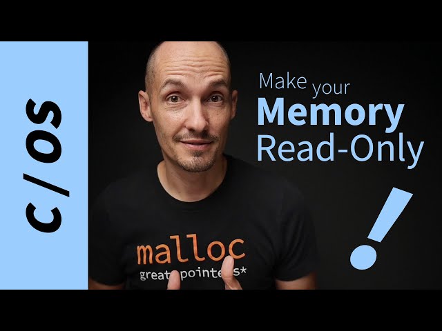 How to make memory read-only in your C programs.