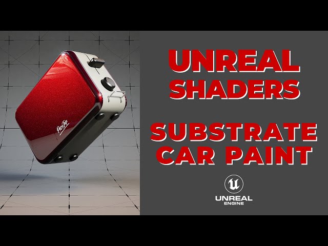 How to create a realistic Car Paint in Unreal Engine | Substrate Materials Tutorial