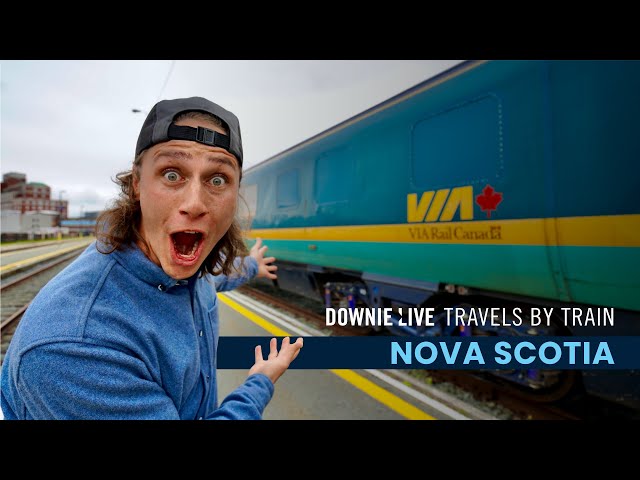 Taking the TRAIN across CANADA - Nova Scotia [Ep. 2]