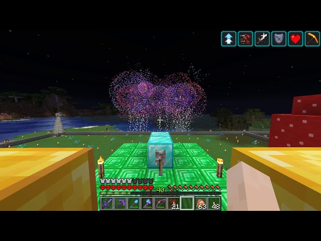 Luke TheNotable's Hardcore Minecraft Fireworks Show