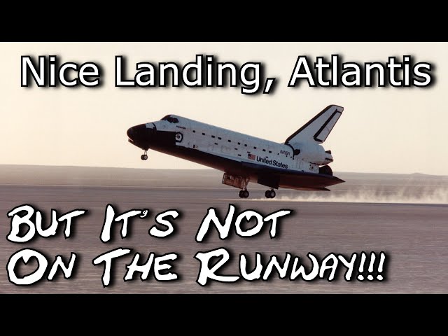 The Space Shuttle That Didn't Reach The Runway - Why Did Atlantis Land Short on STS-37?