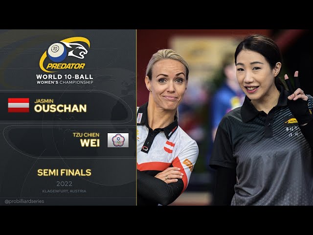 Jasmin Ouschan vs. Wei Tzu Chien ▸ SEMI FINAL ▸ Predator World Women’s 10-Ball Championship