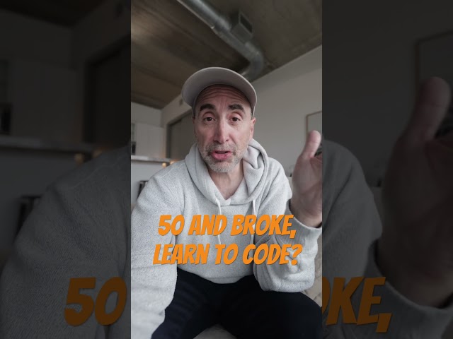 50 and broke, should you learn to code? #unclestef