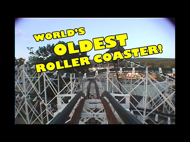 World's OLDEST Roller Coaster! Leap the Dips at Lakemont Park! Onride Front Seat POV