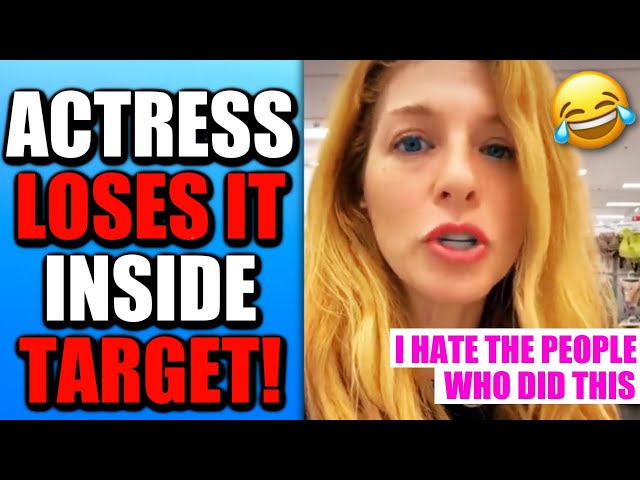 Actress Has HILARIOUS MELTDOWN in TARGET After Insane Backlash GETS WORSE!