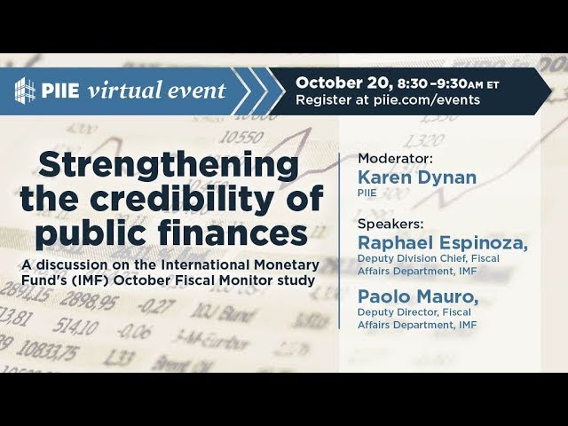 Strengthening the credibility of public finances