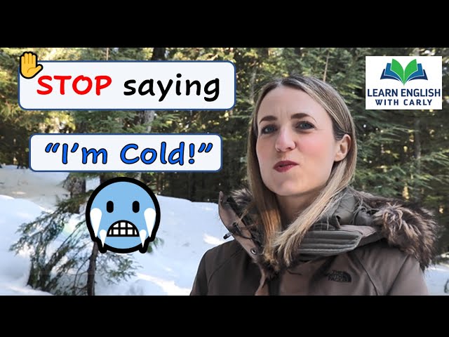 English Phrases: Brrrr! It's cold! COLD PHRASES #cold #englishidioms #englishphrases
