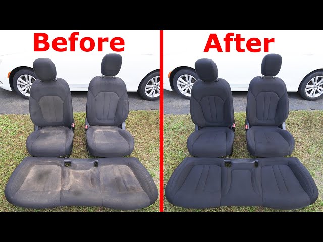 How To Super Clean Cloth and Leather Seats
