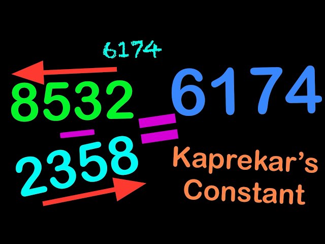 6174 - Kaprekar's Constant