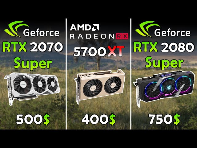 RTX 2070 Super vs. RX 5700XT vs. RTX 2080 Super | Test in 7 Games
