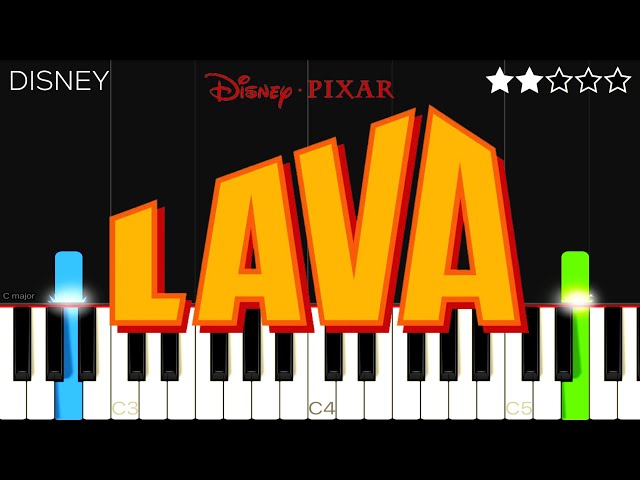 Disney Pixar - Lava | EASY Piano Tutorial