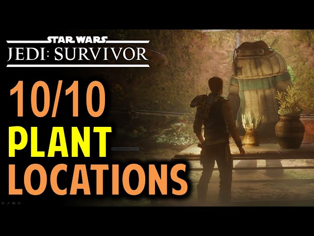 All 10 Plants Locations | Growth Spurt Trophy Guide | Star Wars Jedi: Survivor