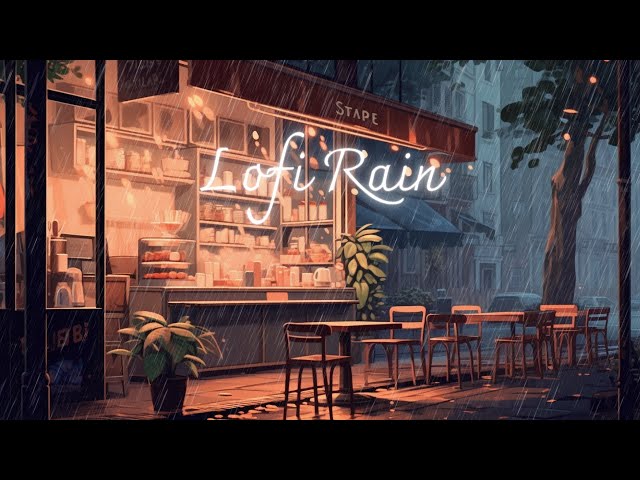 Night Street Cafe | A Lofi Hip Hop Mix - Lofi Hip Hop & Rain Sounds to Relax