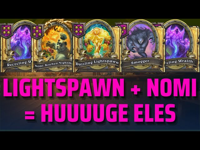 Lightspawn + Nomi = Huuuuge Eles!!!| Hearthstone Battlegrounds | Patch 21.2 | bofur_hs