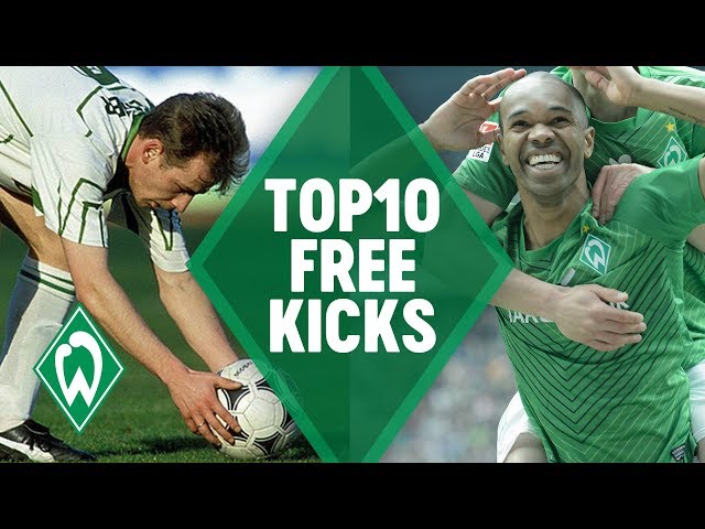 TOP 10 AMAZING FREE KICK GOALS | SV Werder Bremen