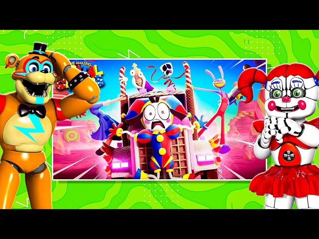Reacting to THE AMAZING DIGITAL CIRCUS EPISODE 2 with Glamrock Freddy and Circus Baby