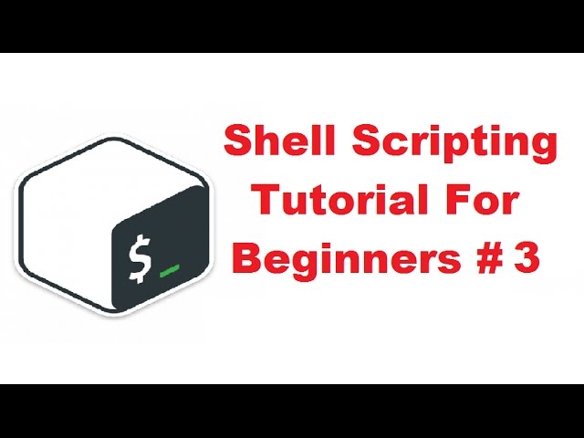 Shell Scripting Tutorial for Beginners 3 - Read User Input