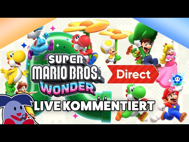 Super Mario Bros Wonder Direct kommentiert | LIVE