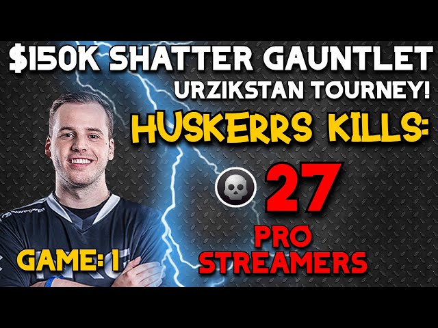 *NEW* WARZONE Team HusKerrs Kills 27 Pro Streamers! / $150K Warzone Shatter Gauntlet Tournament!