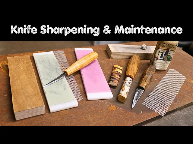 {Pt 5/5} How To Make A Turning Sloyd Knife - Nic Westermann (Knife Sharpening & Maintenance)