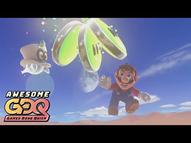 Super Mario Odyssey by Bayleef in 3:21:12 - AGDQ2019