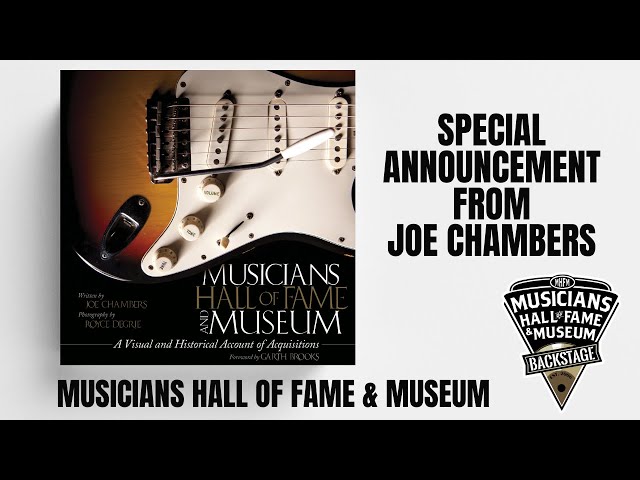 Musicians Hall of Fame & Museum Founder/CEO has a special announcement.