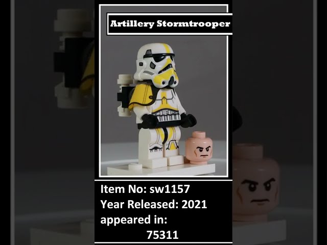 Shorts: LEGO® Minifigures Star Wars sw1157 - Artillery Stormtrooper #StarWars