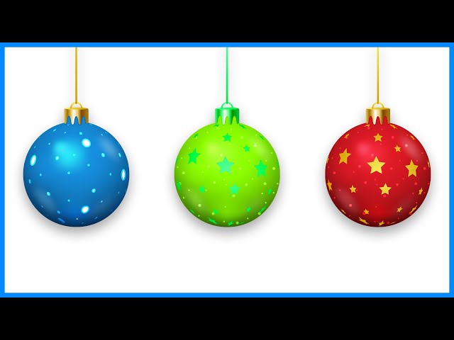 Learn Colors – Red Green Blue & More with Christmas Tree | Preschool & Kindergarten E-Learning Video